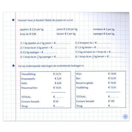 Deltas mein Übungsnotizbuch mit Gewichten und Maßen für die 3. und 4. Klasse