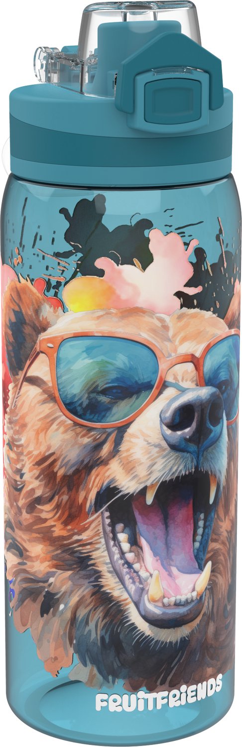 Fruitfriends waterfles ultra 850ml funny animals - bear
