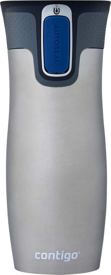 Contigo West Loop Autoseal Thermosbecher, Isolierbecher, 470 ml – Edelstahl