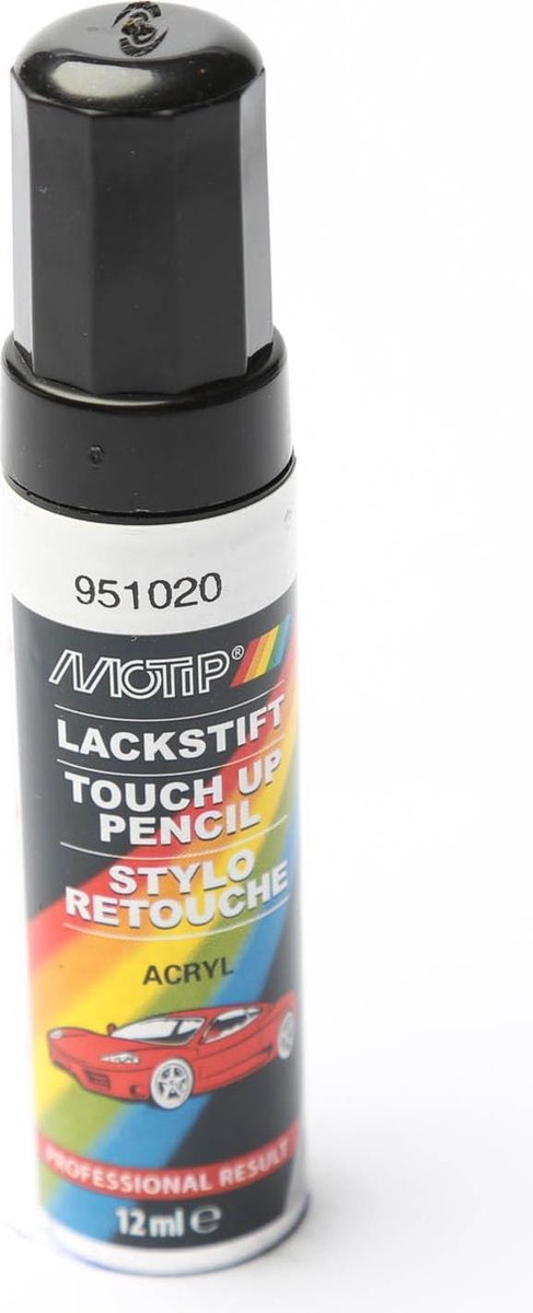 Motip 951020 – Autolackstift – Schwarz Metallic – 12 ml