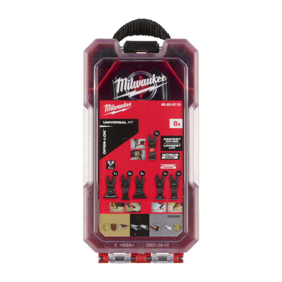 Milwaukee mt set van messen voor het snijden van meerdere materialen 8szt.