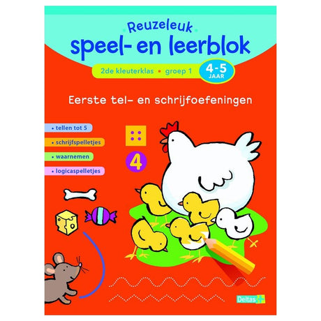 Deltas toller Spiel- und Lernblock, erste Zähl- und Schreibübung
