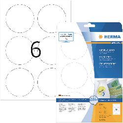 Herma 5068 Etiketten für bewegliche Gegenstände A4 ø85 rund