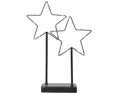 Lumineo Star LED auf Standardmetall h34cm