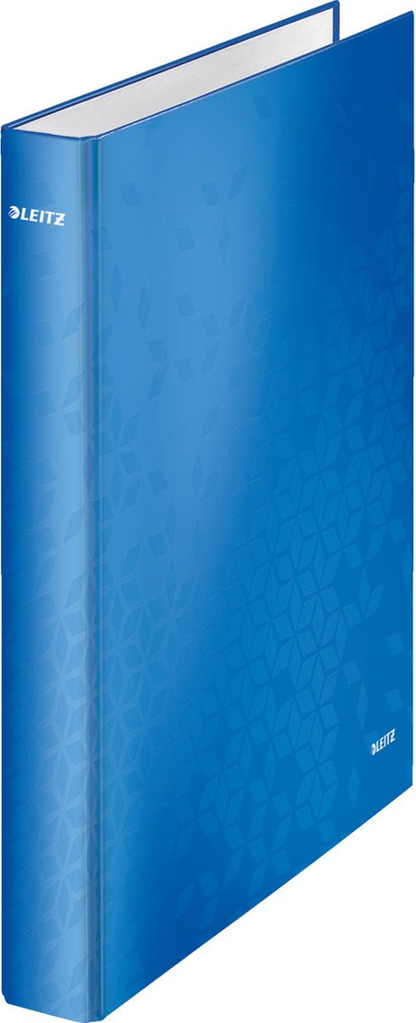 Leitz Wow laminierter Ringbinder – 4 Ringe – Rückenbreite 40 mm – Blau