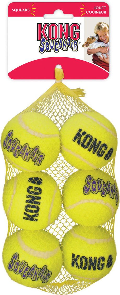 Kong Squeakair Tennisball Gelb mit Piepton