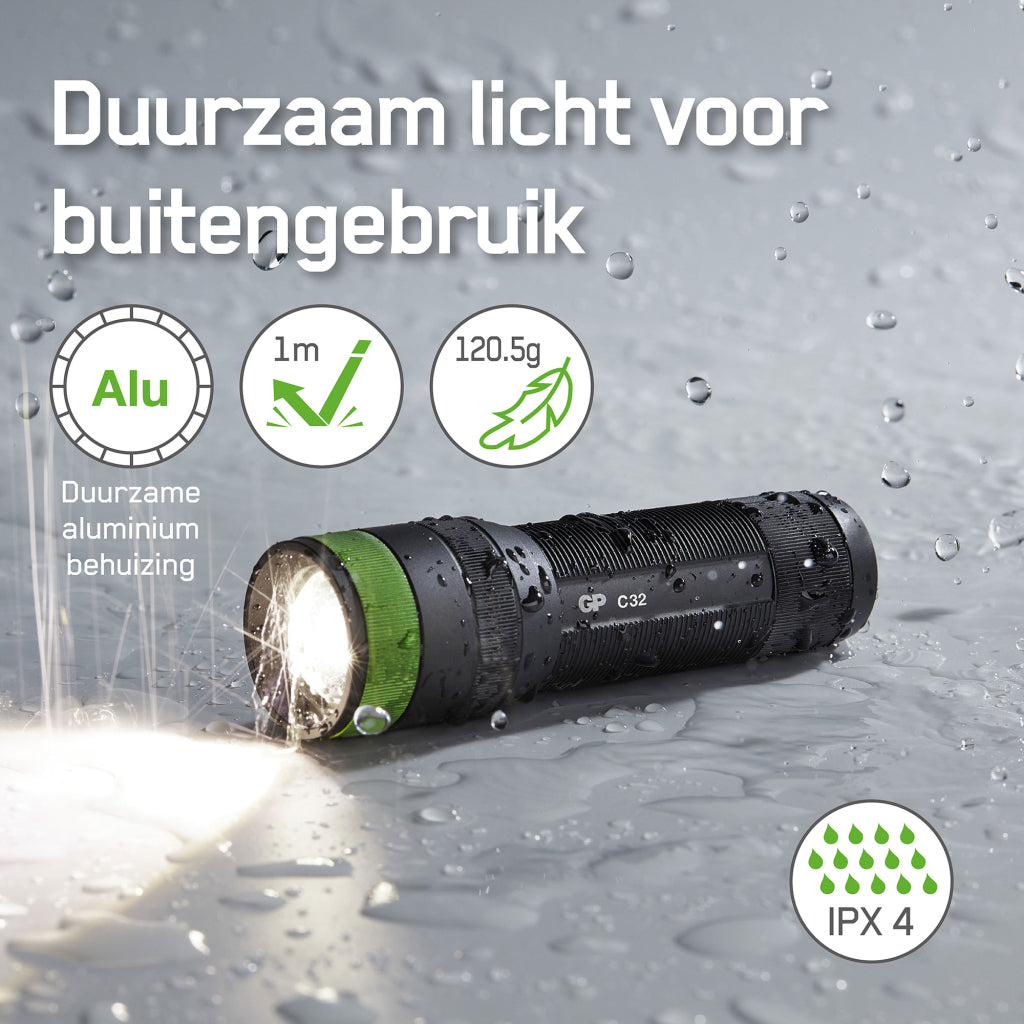 GP-Taschenlampe 3x AAA 300 Lumen