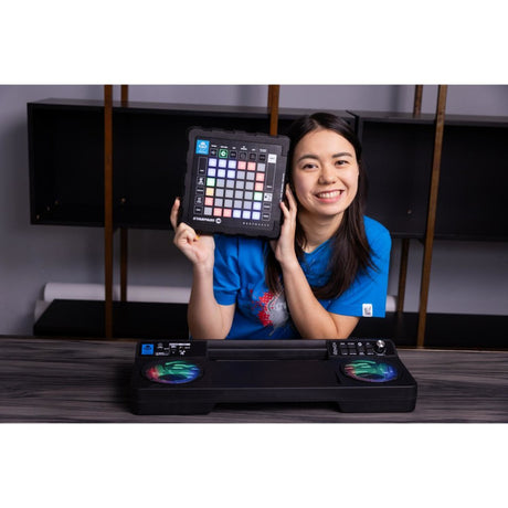 Idance DJ-Mixer-Set Remix DJ2 Licht + Sound