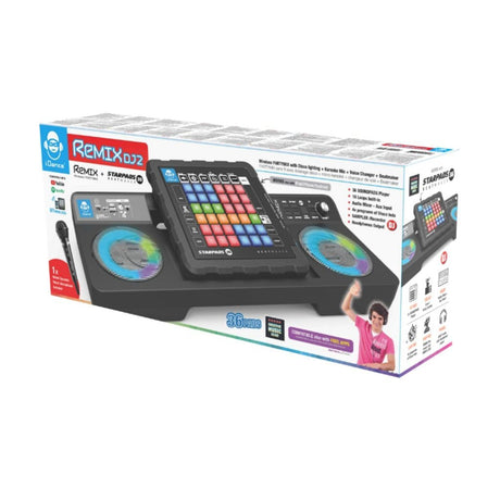 Idance DJ-Mixer-Set Remix DJ2 Licht + Sound