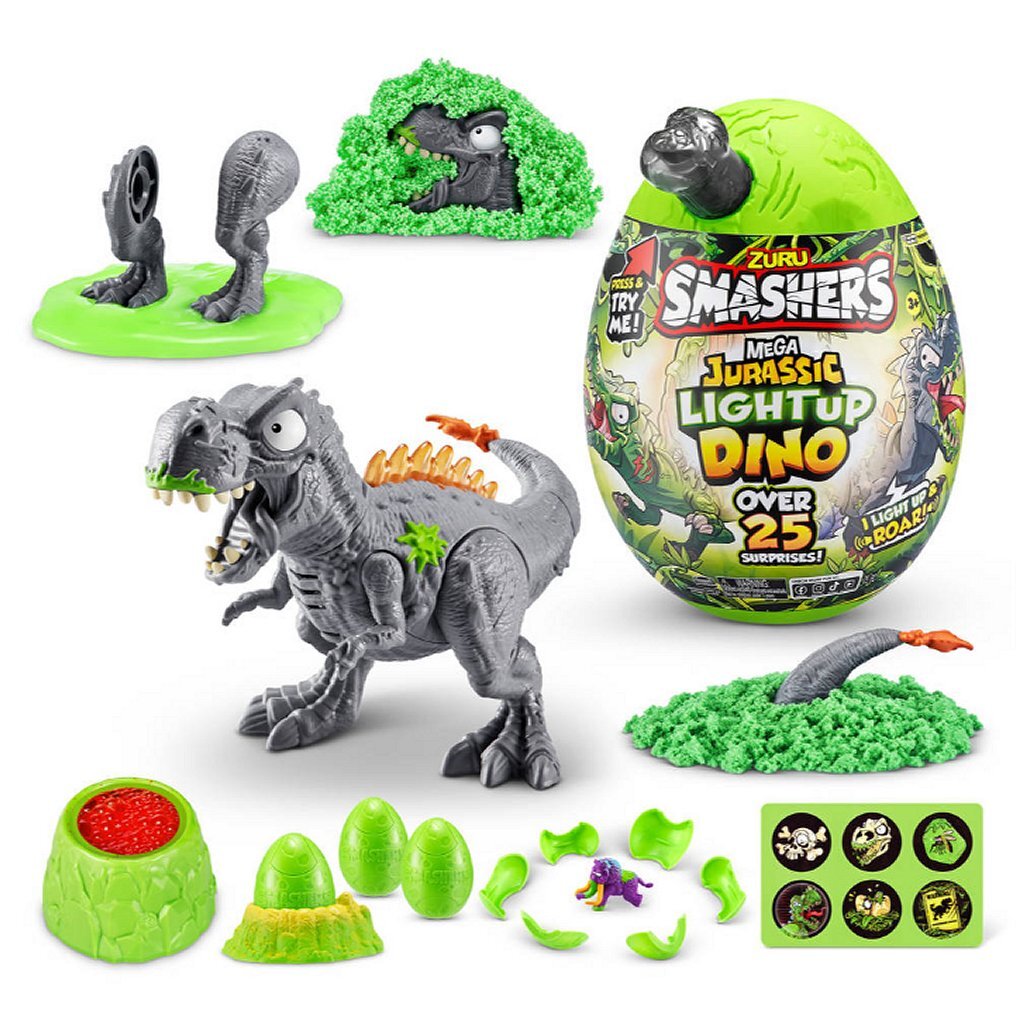 Zuru Smashers Mega Jurassic Light Up Dino