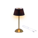 Lumineo LED-Tischleuchte wiederaufladbar, schwarz, H30,5 cm
