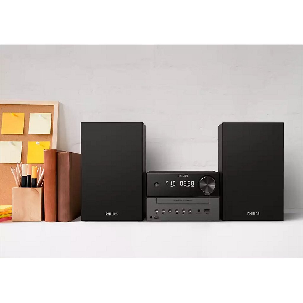Philips TAM3505 12 Mikro-Musiksystem Schwarz