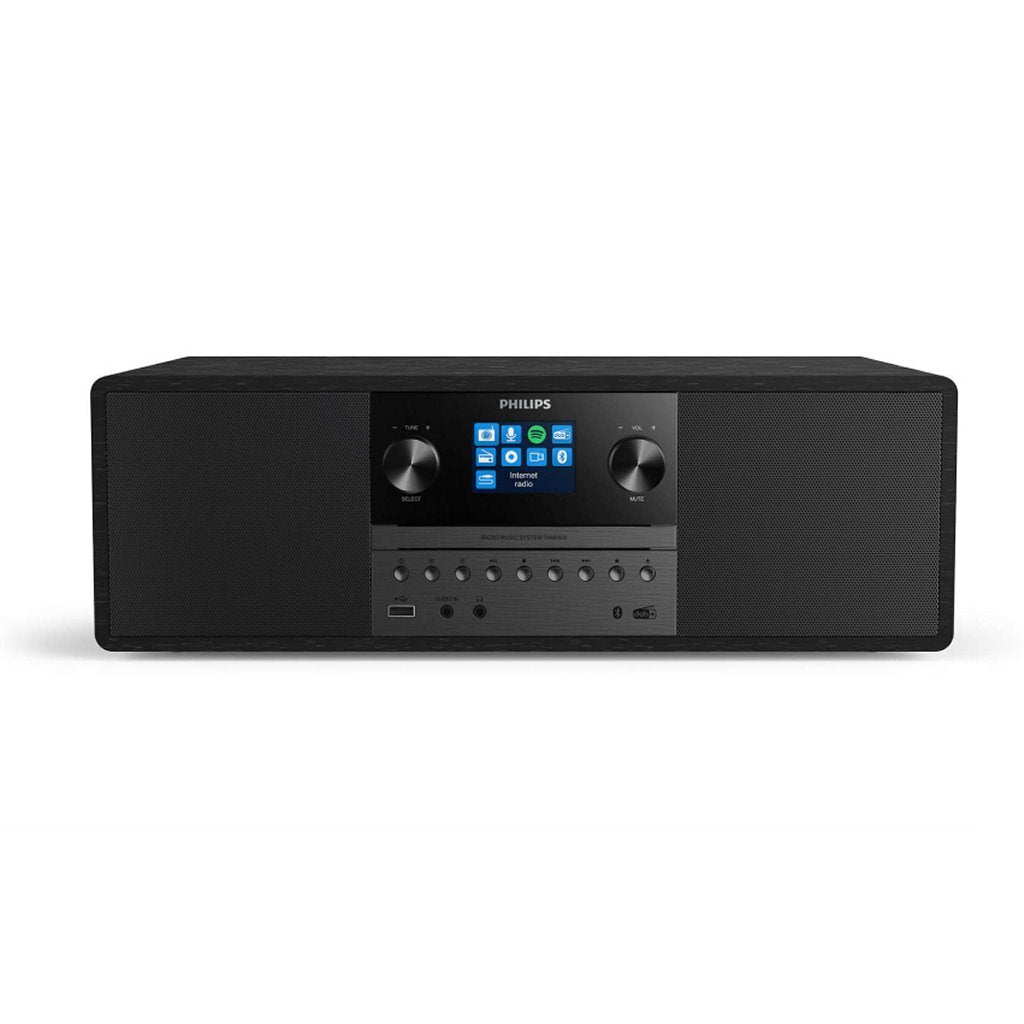 Philips tam6805 10 Mikrosystem schwarzes Holz
