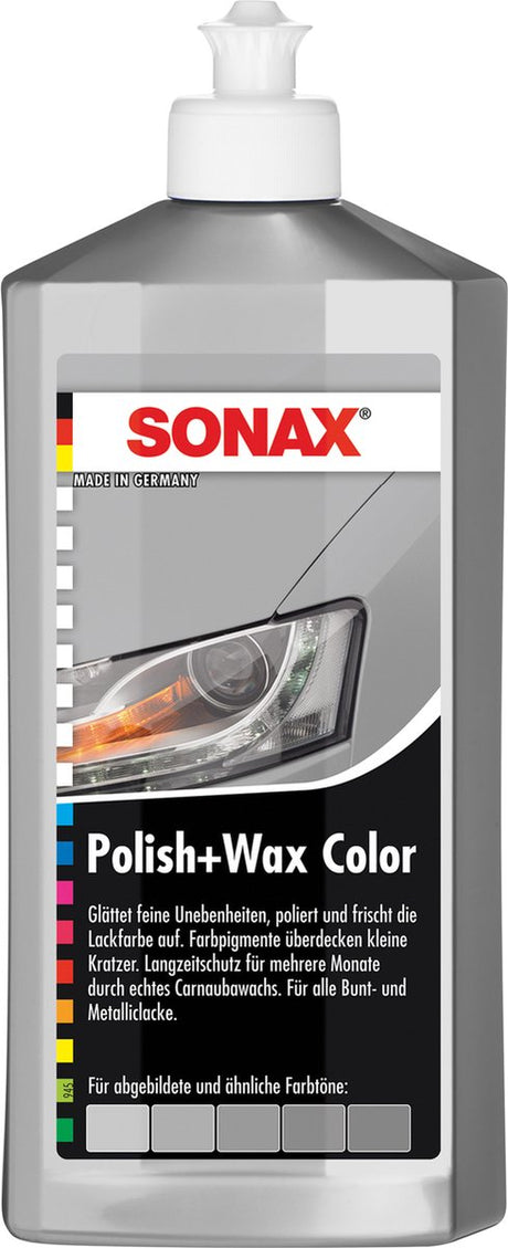 SONAX Autopolitur Politur Wachsfarbe Nanopro Farbpolitur + Wachs Silbergrau