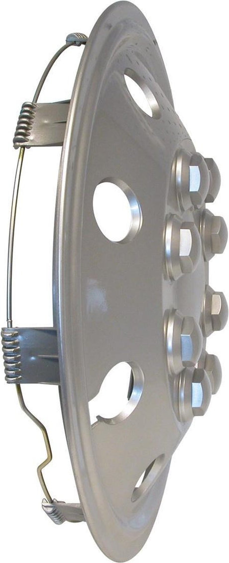 Carpoint Radzierblenden-Set Chrom – sphärisch 16 – Komplettset – 4 Radzierblenden – stabiler Montagering – aus schlagfestem ABS-Kunststoff