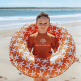 Seestern | Orangefarbenes Schwimmbad ø 90 cm