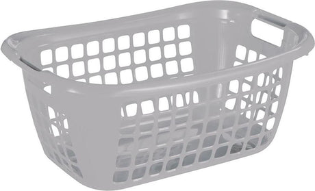 Sunware Basic Wäschekorb niedrig grau 55x38x22,5cm