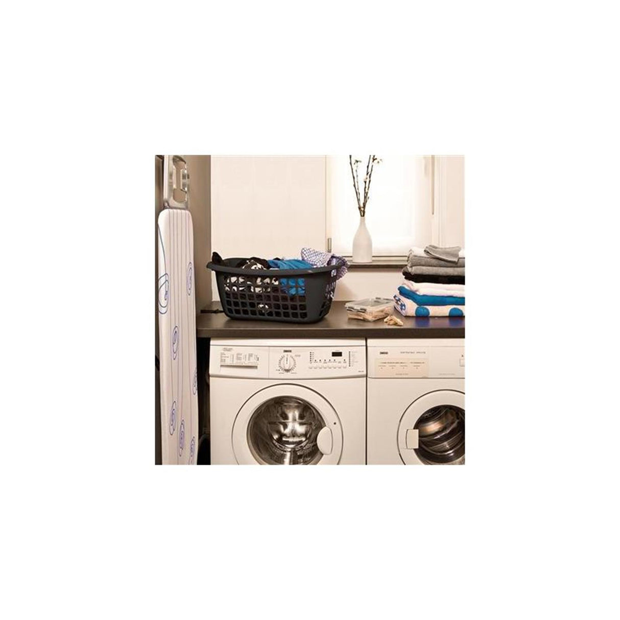 Sunware Basic Wäschekorb 55cm schwarz