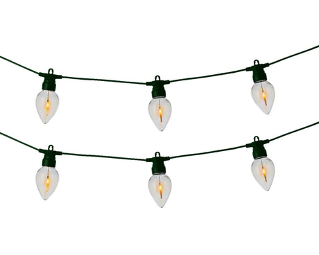 Lumineo LED-Partylicht mit Feuerflammeneffekt, L350 cm