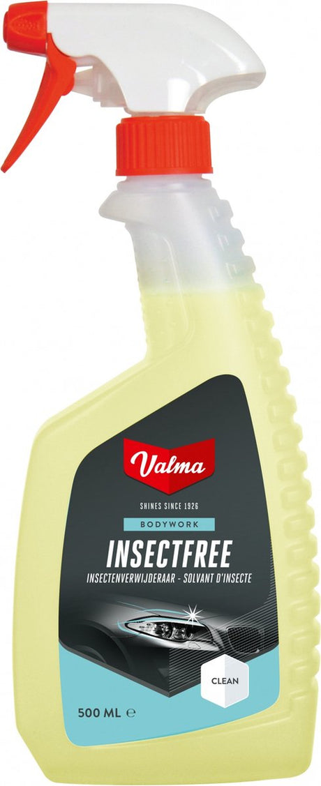 Valma InsectFree – effektive Insektenentfernung – zur Verwendung auf Kunststoff, Glas, Lack und Chrom – sicher für Polycarbonat-Scheinwerfer – einfach zu verwenden – 500 ml