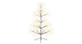 Micro led boom buiten zilver colour changing h.270cm