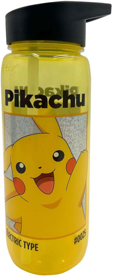 Pokémon Pikachu Trinkflasche gelb – 600 ml. mit Trinkschnabel