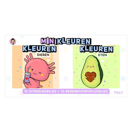 Centraal boekhuis minikleuren - uitdeelboekjes - 10st.