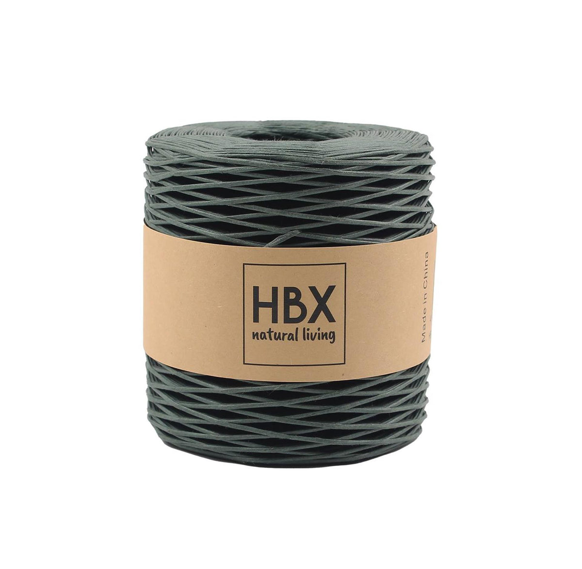 Hbx natural living papierbinddraad groen 0,44 mm 205 m