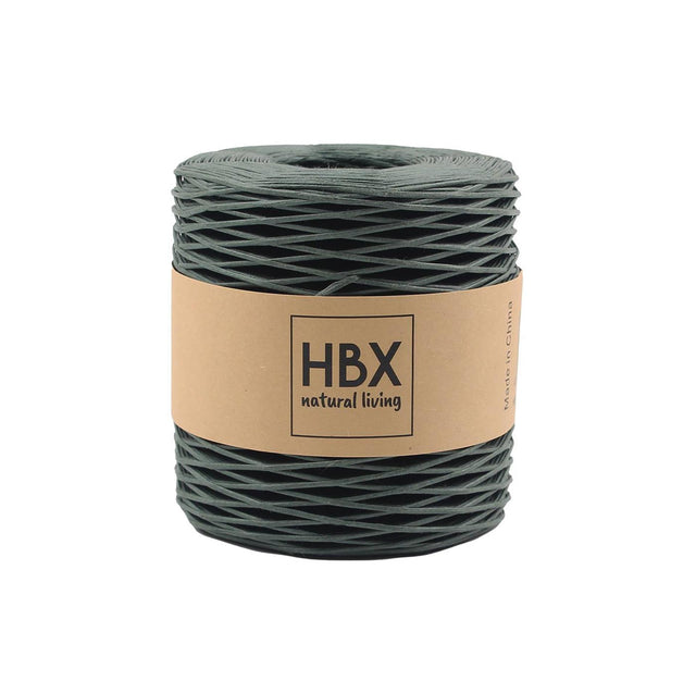 Hbx natural living papierbinddraad groen 0,44 mm 205 m