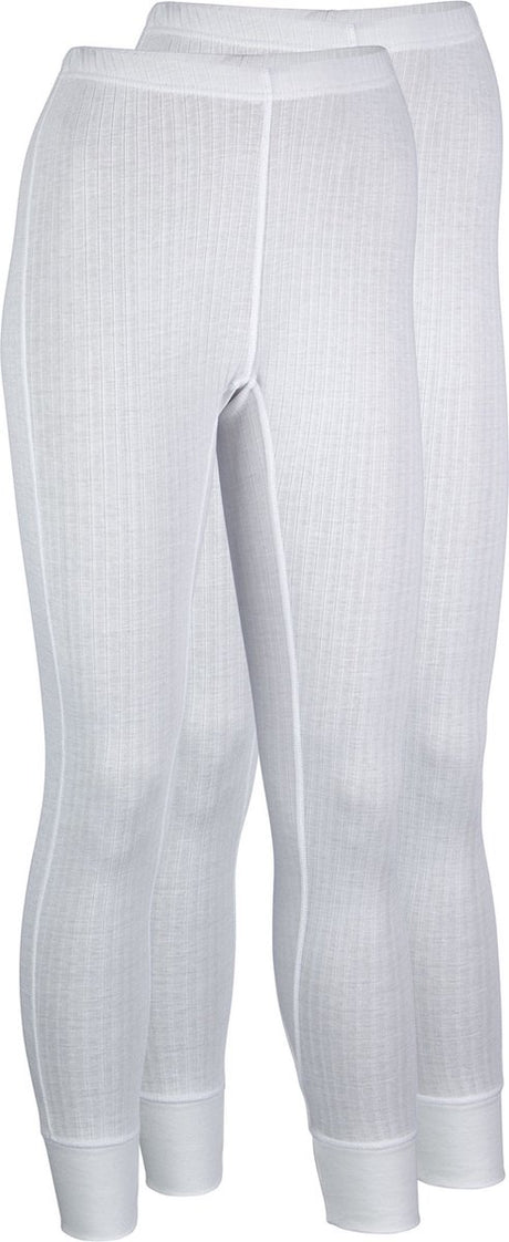 Avento Thermohose – Damen – 2er-Pack – Weiß – Größe 40
