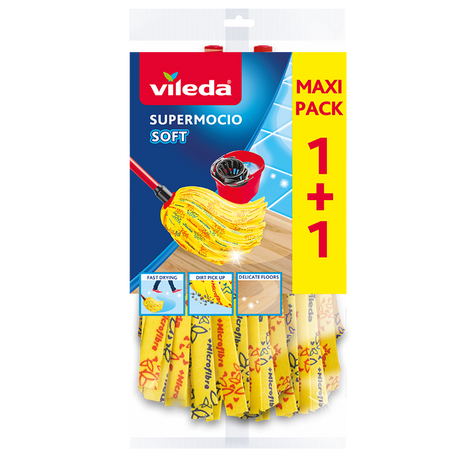 Vileda supermocio weicher Mikrofasermopp 2 Stück