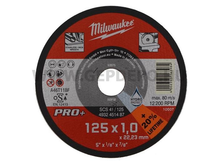 Milwaukee schild m. 125x1mm pro+ (200).