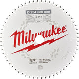 Milwaukee accessoires cirkelzaagblad ms w 254x30x3,0x60atb neg. - 4932471320