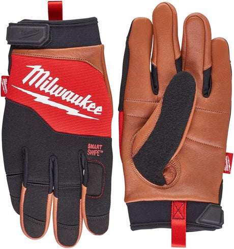 Milwaukee Zubehör Hybrid-Leder-Arbeitshandschuhe – L 9 | 1 Paar - 4932471913