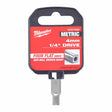 Milwaukee dop 1 4 kort 4mm