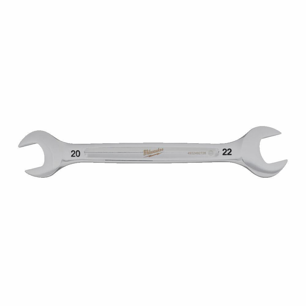 Milwaukee tweezijdige platte sleutel - 20x22mm