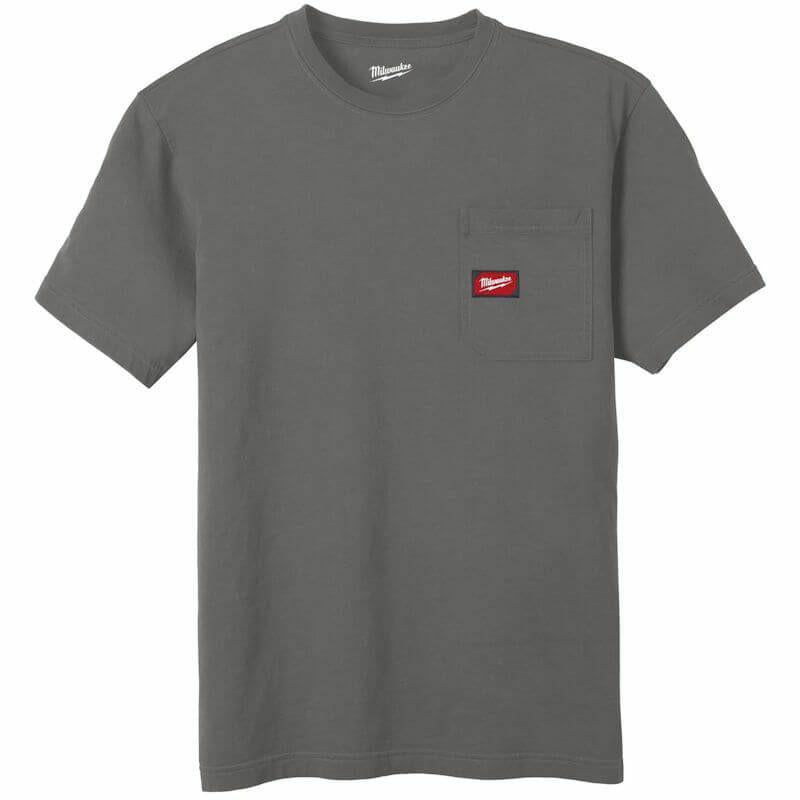 Milwaukee t-shirt met korte mouw - lichtgrijs wtssgr-m