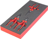 Milwaukee accessoires foam inlay tangenset (3-delig) (4932492462 4932492463 4932492465) - 4932493256