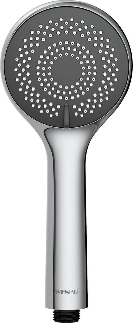 Wenko Handbrause wassersparend - ø95mm - 3 Strahlarten - Chrom - Duschkopf - wassersparend
