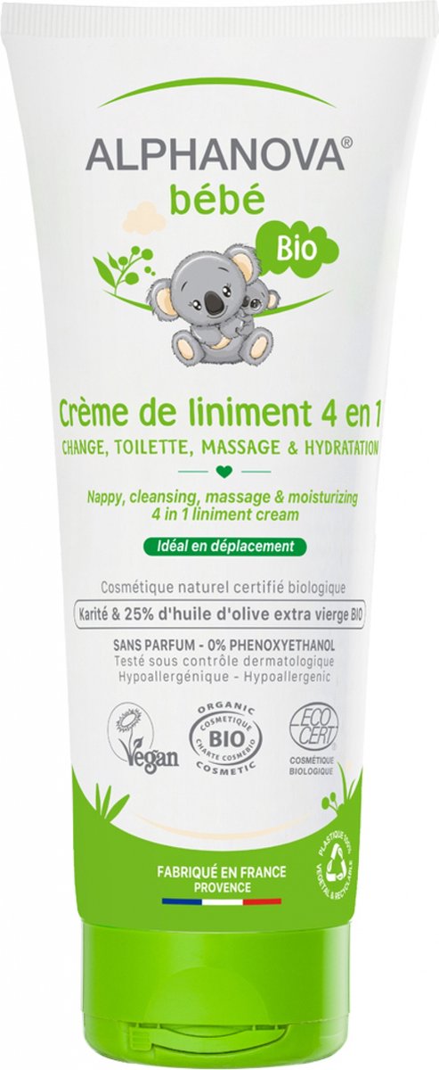 Alphanova vegan liniment baby crème (4 in 1)