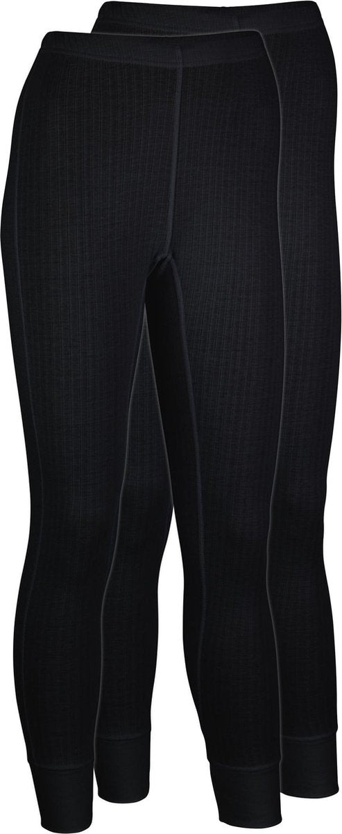 Avento Thermohose Damen – 2er-Pack – Schwarz – Größe 36