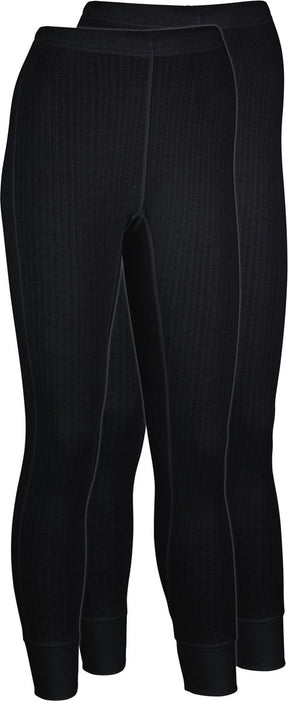 Avento Thermohose Damen – 2er-Pack – Schwarz – Größe 36