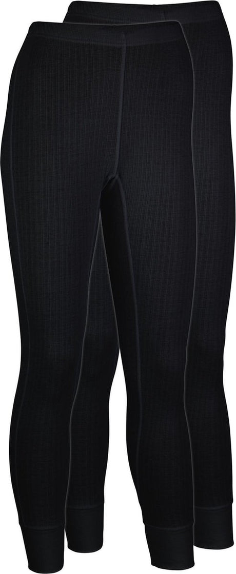 Avento Thermohose Damen – 2er-Pack – Schwarz – Größe 36