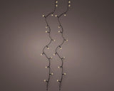Lumineo Weihnachtsbeleuchtung Basic 120LED für den Außenbereich 9m Champagner (weiches Gold)