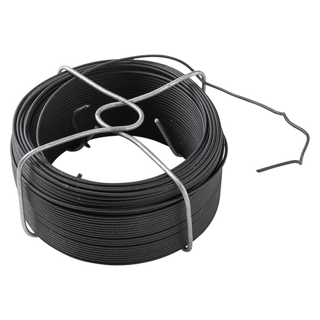 Mack 1072129 - binddraad zwart geplast. 1,2mm 50m type 2 7 | 5 stuks