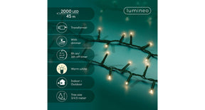 Led compact lights steady buiten groen warm wit l.4500cm