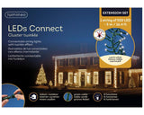 Lumineo led's connect koppelverlichting cluster twinkle verlengset warm wit 500cm-500l
