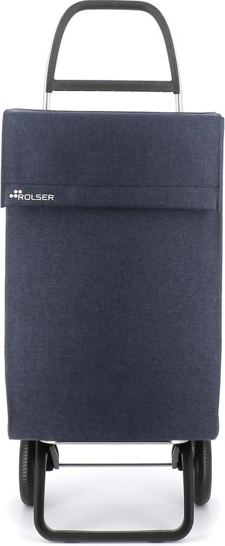 Rolser boodschappentrolley jean tweed - 2 wheel - marino