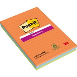 Post-it Super-Haftnotizen mehrfarbig