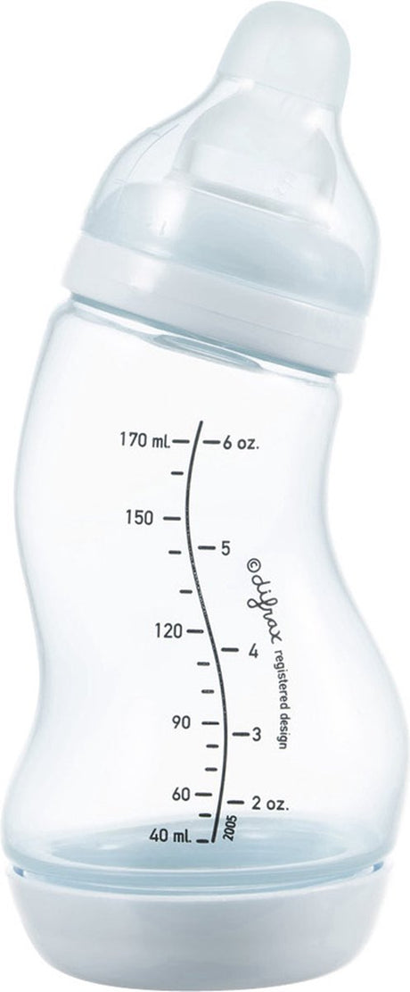 Difrax Babyflasche Natural – 170 ml – Hellblau – 1 Stück – S-Flasche – Anti-Kolik
